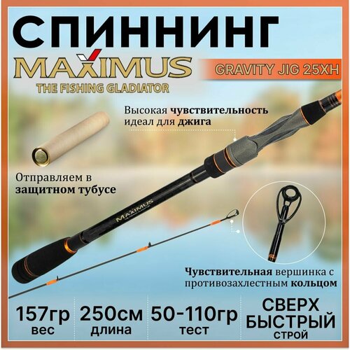 Maximus Спиннинг Maximus Gravity Jig 25XH (2,5м, 50-110г)