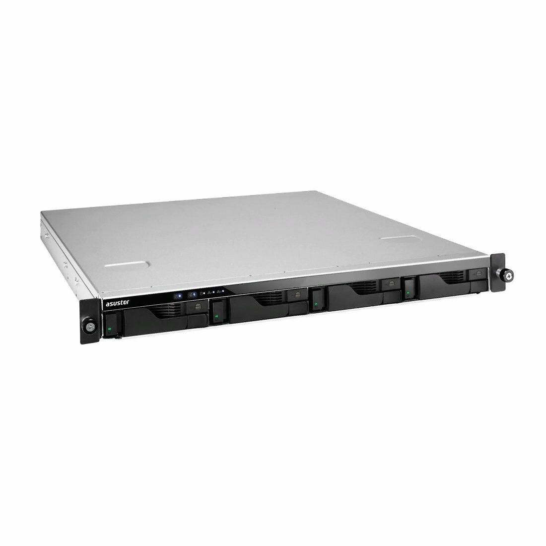 Система хранения данных ASUSTOR 4Bay /Intel Atom C3538, 2.1GHz/8GB DDR4/noHDD,LFF(HDD,SSD),/2x1GbE(LAN)/4xUSB3.2; 90IX01G0-BW3S00