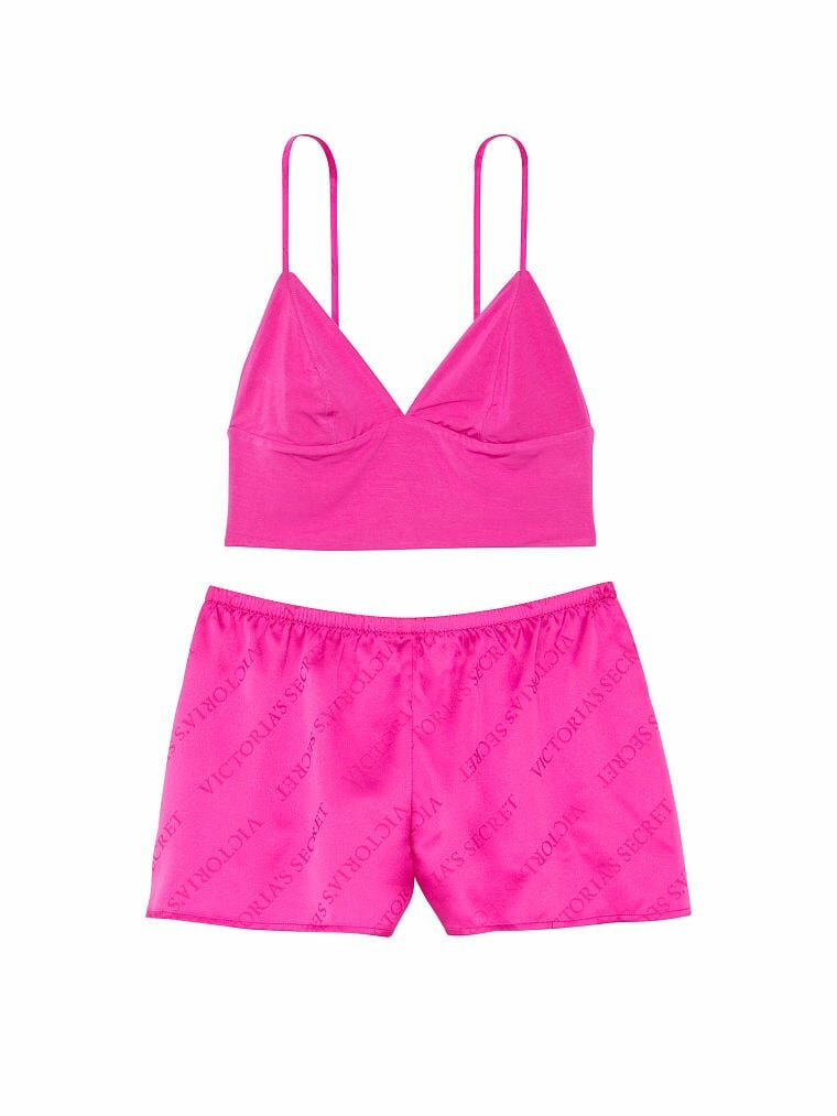 Пижама Victoria's Secret, размер XS, розовый - фотография № 3