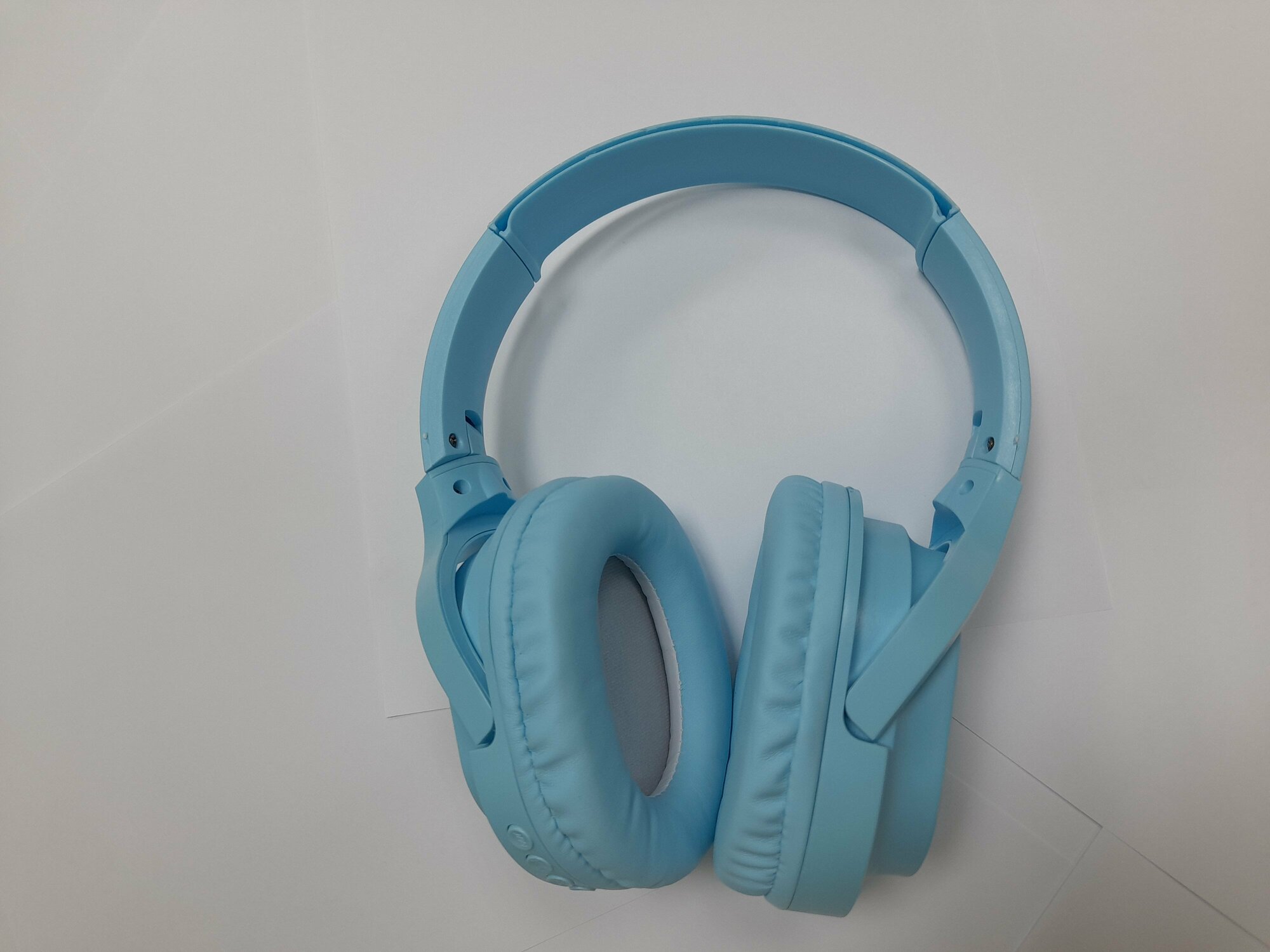 Беспроводные наушники с четким звуком и микрофоном ST97, голубые