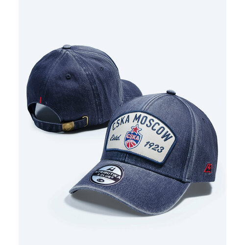 Бейсболка ПБК ЦСКА, размер 55/58, синий