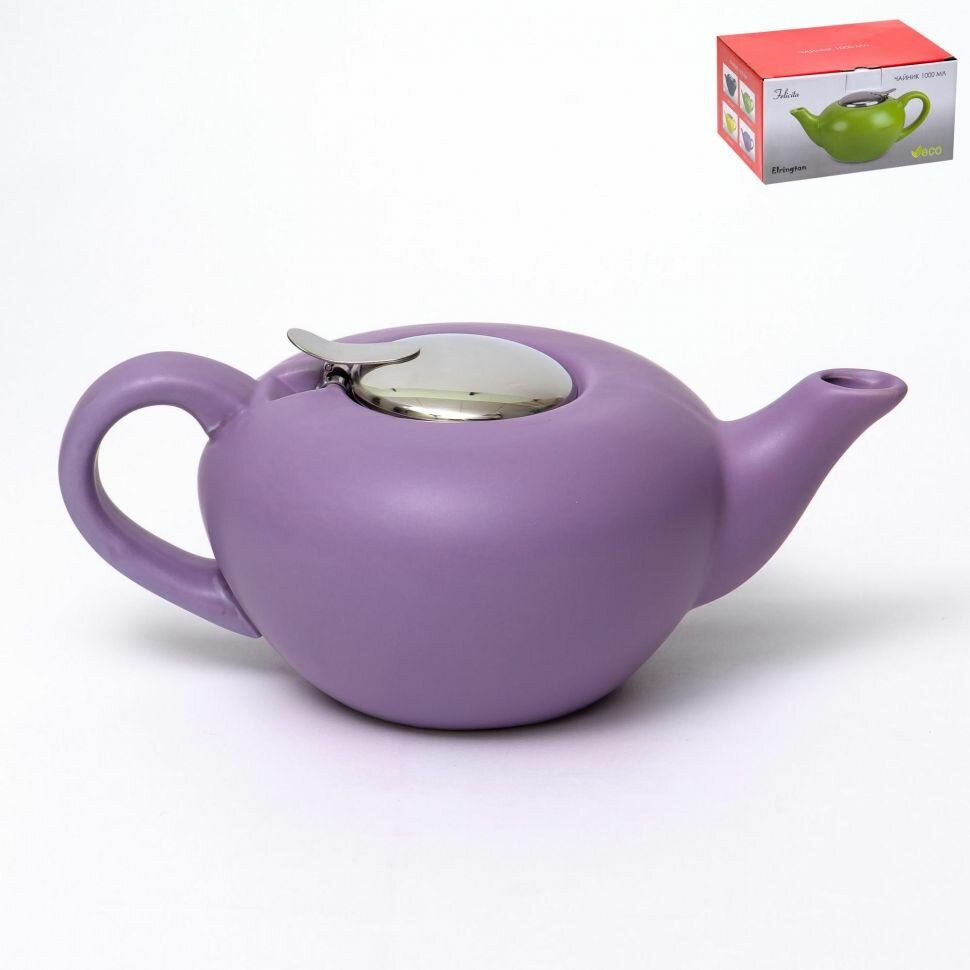 Чайник заварочный Elrington 1000 мл цвет фиолетовый