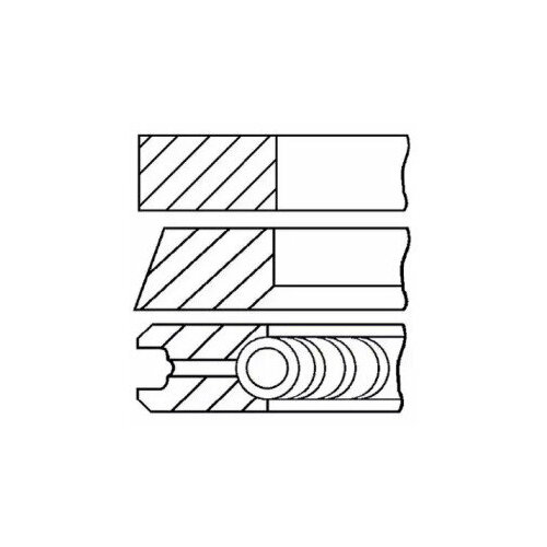 Кольца dm.80.00 std (2 2 3) 1 пор. goetze engine 0833650000