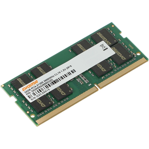 Оперативная память Digma DDR4 32Gb dgmas42666032d 916100₽