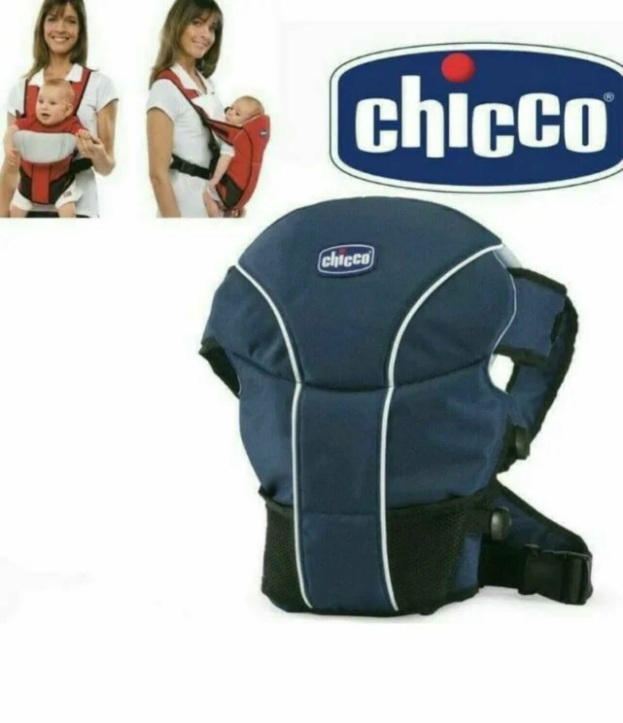 Сумка-кенгуру сhicco marsupio go baby carrier, 0m