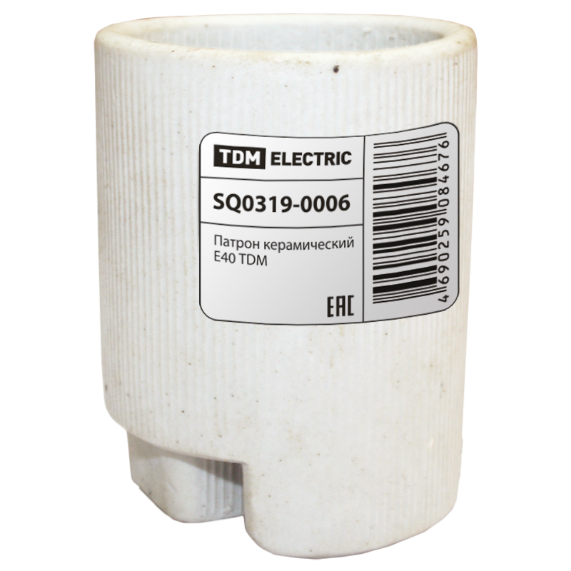 фото Патрон керамический E40 TDM