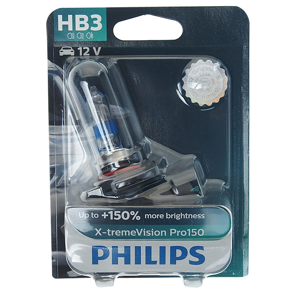 PHILIPS лампа HB3 X-TREME VISION PRO150 B1 9005XVPB1, 1шт