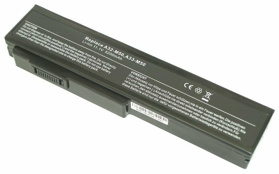 Аккумулятор для ноутбука Asus A32-M50, A32-N61, A32-X64, A33-M50, 11.1V, 5200mAh, код mb009188