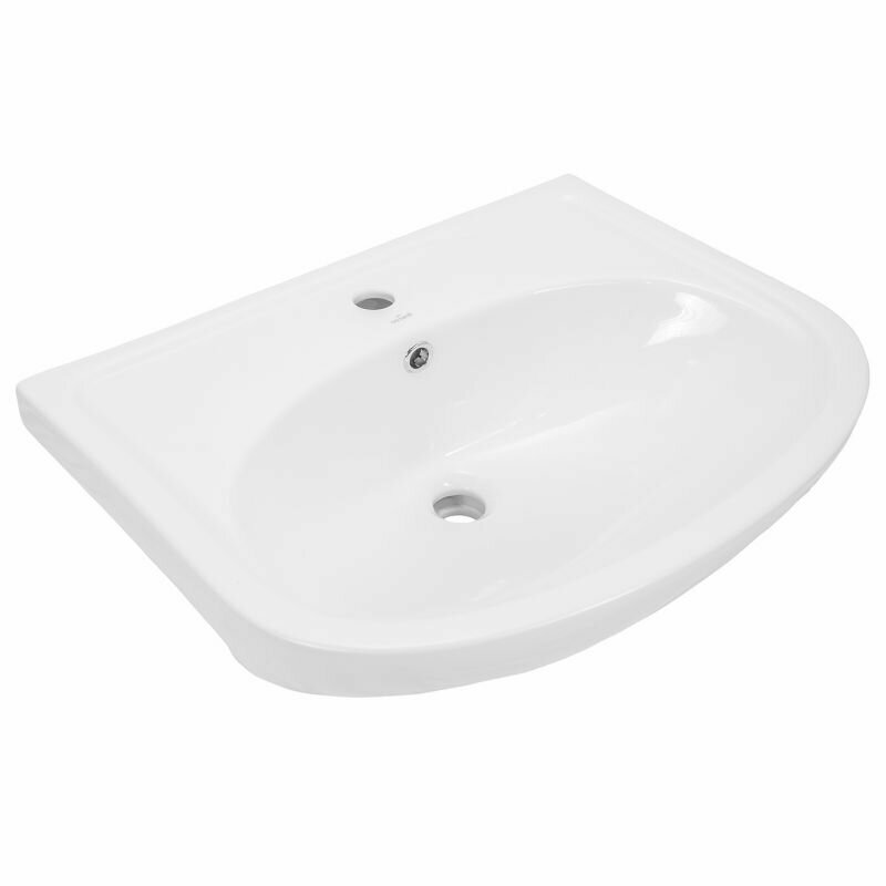 Раковина для ванной Cersanit ERICA ERI61, 1 отв, белый (S-UM-ERI61/1-w)