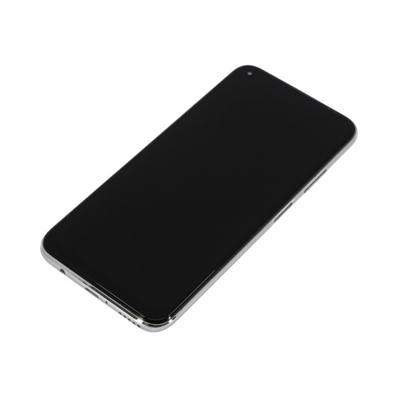 Дисплей для Huawei P40 Lite 4G (JNY-LX1) Nova 6 SE 4G (JNY-TL10) (в сборе с тачскрином) в рамке серебро AAA