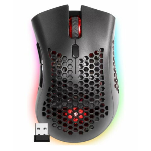 Мышь DEFENDER игровая беспроводная Warlock GM-709L RGB8кнопок2400dpi встроенный АКБ подсветка 223000₽