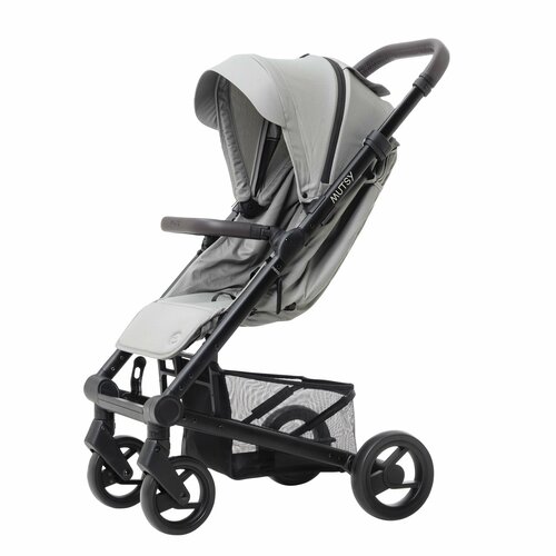 Коляска прогулочная детская Mutsy Nexo Concrete melange, для новорожденных и детей до 22 кг дождевики на коляску mutsy для прогулочной коляски nexo