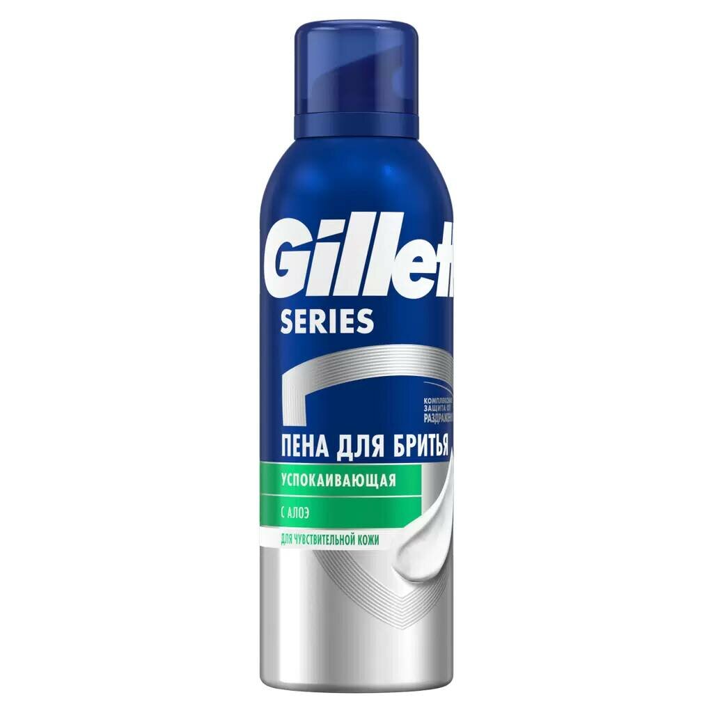 Пена для бритья Gillette, Series, успокаивающая, 200 мл