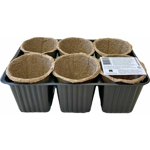 Набор горшков для рассады ГазонCity «Цветочный» набор торфяных горшков цветочный урожай 24шт 6х6см с поддоном 2 штуки