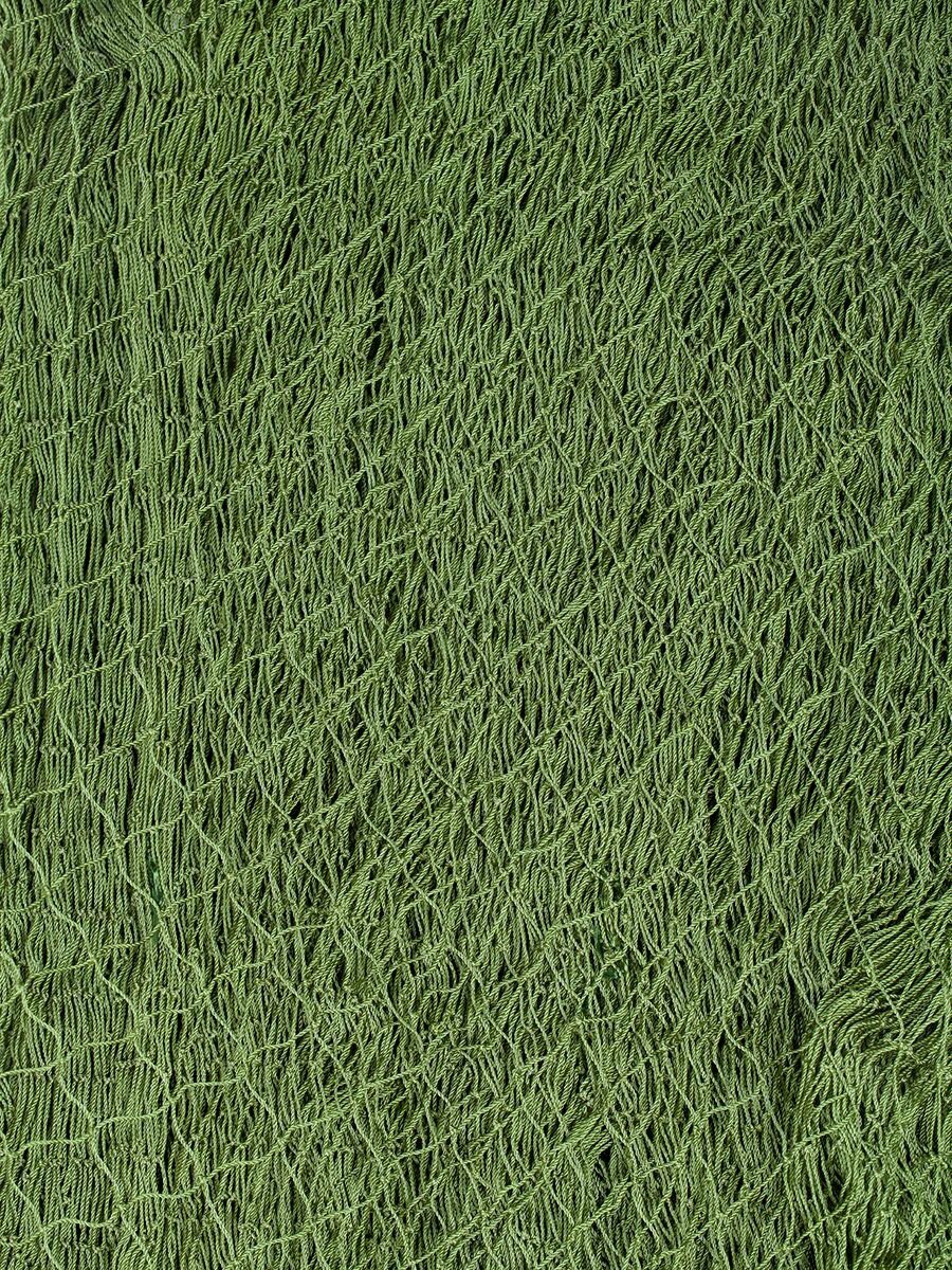 Дель капроновая узловая Нить 0,80 мм, ячея 18 мм, 6,3х2,0 м, зеленая - фотография № 3
