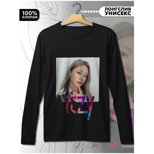 фото Лонгслив hypnotica, размер l, черный