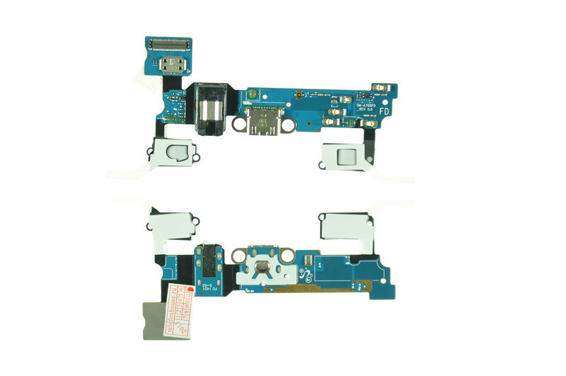 Шлейф для Samsung SM-A700F/A7+разъем зу+подложка+разъем гарнитуры