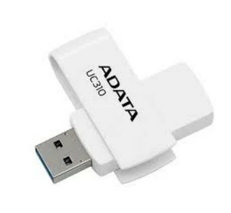 A-data Носитель информации Flash Drive 128GB UC310, USB 3.2, белый