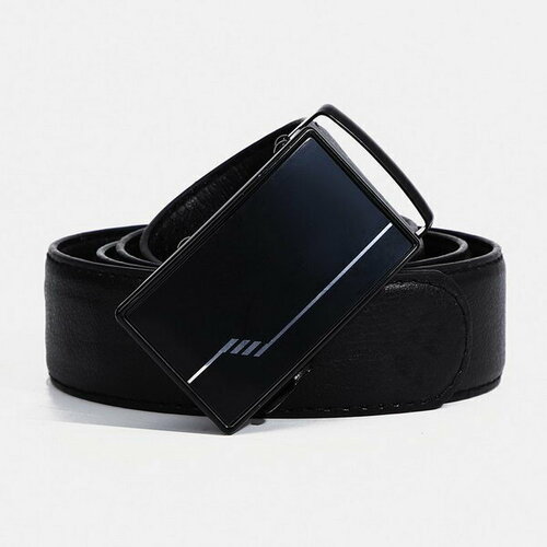 фото Ремень сима-ленд, размер 110, черный сима-лэнд