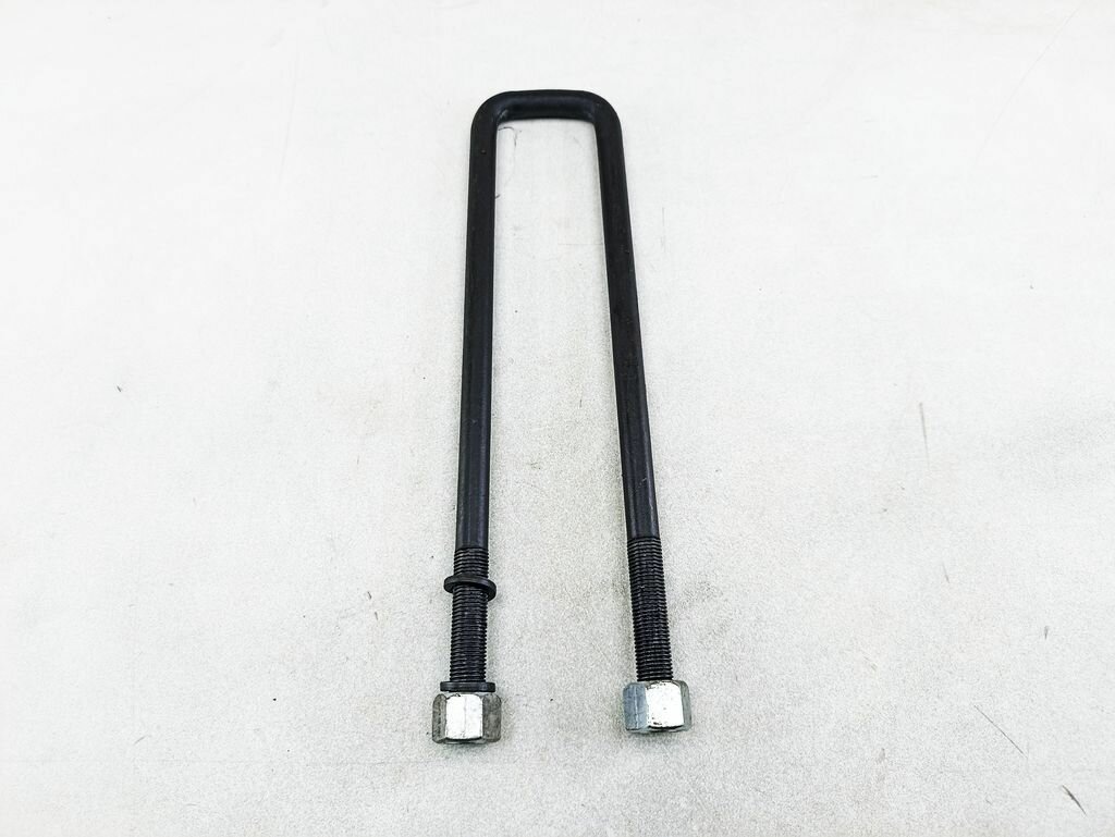 фото Стремянка рессоры УАЗ 452 (283/295 мм, удлинённая+усиленная) с гайками (Ульяновск)