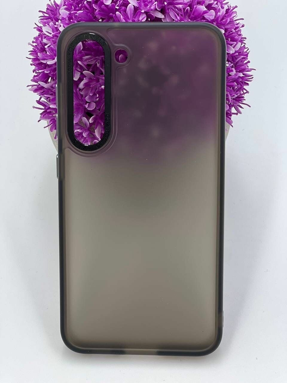 Матовый противоударный чехол для Samsung Galaxy S23 / Самсунг Галакси С 23 / SM-S911B - с защитой модуля камер