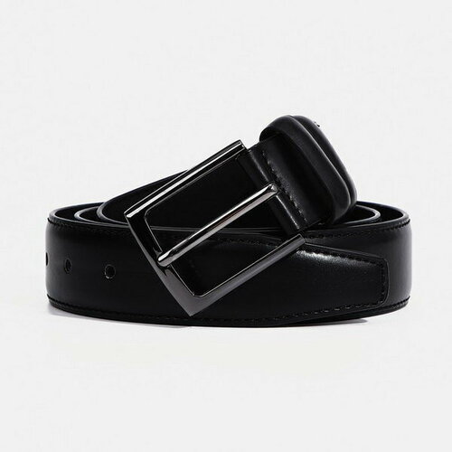 фото Ремень сима-ленд, размер 115, черный сима-лэнд