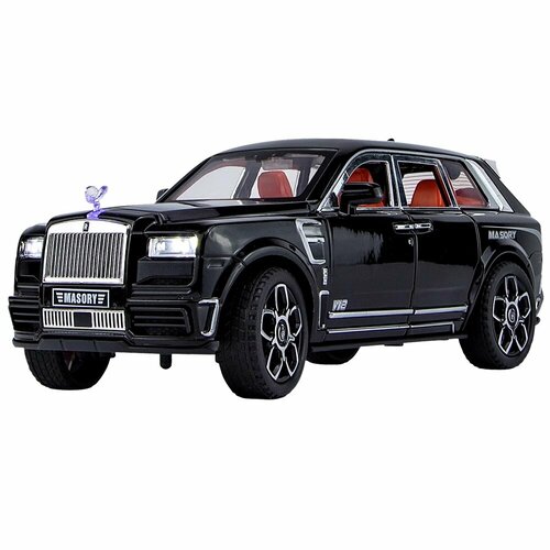 Модель металлическая Rolls Roys Cullinan Mansory мультифункциональная 1:24 (B2408) (Цвет: Черный)