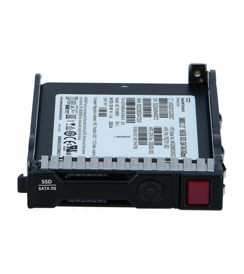 Ssd накопитель HPE 960GB 2.5"(SFF) 6G SATA Read Intensive Hot Plug BC Multi Vendor SSD (for HP Proliant Gen10+ only) (P40498-B21) - фото №8