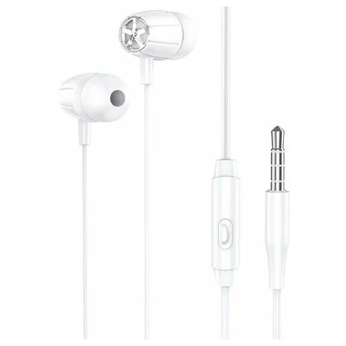 Проводные наушники Hoco M98 серебро 490₽