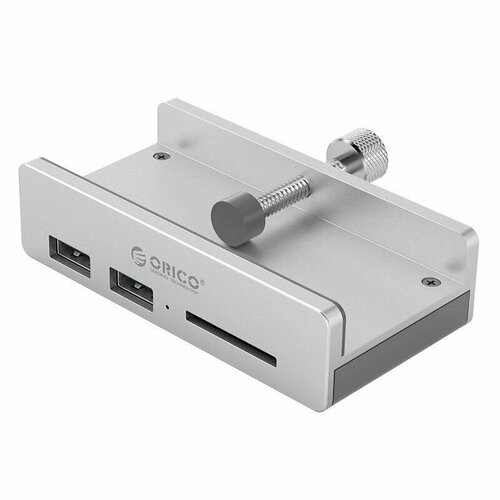 USB-концентратор ORICO серебристый (ORICO-MH2AC-U3-SV-BP) док станция orico серебристый orico cdh 15p sv bp