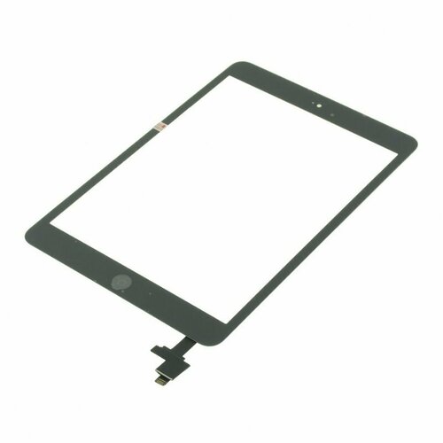 шлейф с кнопкой home для apple ipad air 2 черный Тачскрин для Apple iPad mini / iPad mini 2 Retina + шлейф под коннектор (с разъемом) + кнопка Home, черный