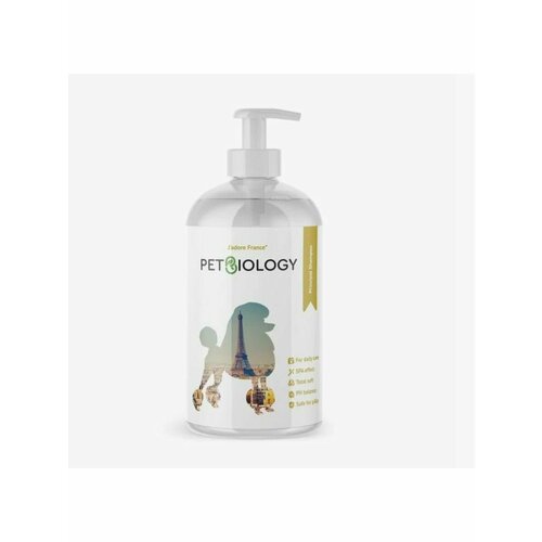 PetBiology Шампунь основной уход (увлажняющий) для собак, Франция, 300 мл