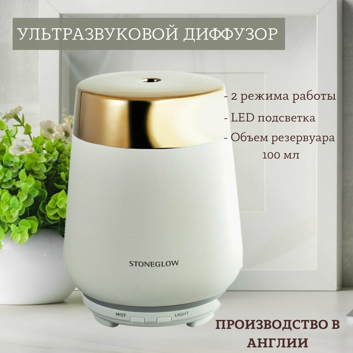 Stoneglow Аромамашина электрическая/ электрический диффузор С подсветкой