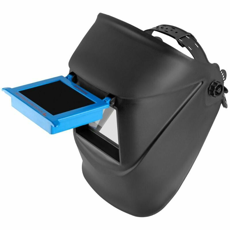 фото Щиток сварщика с откидывающимся стеклом "Исток" про