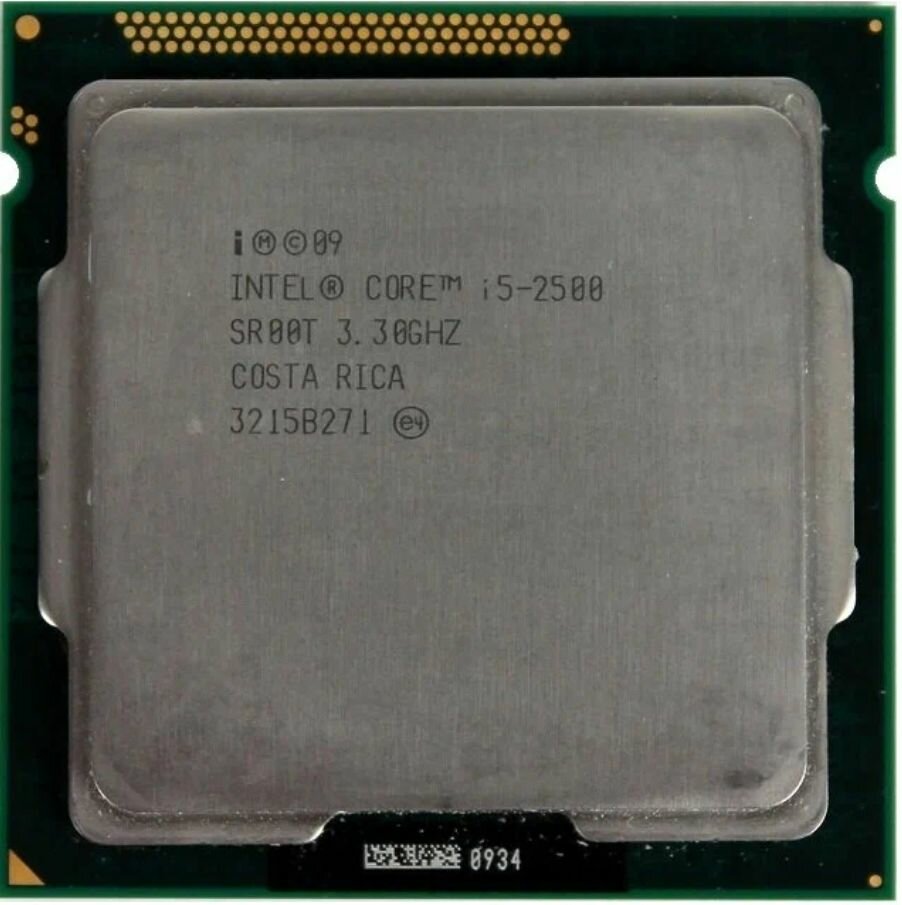 Процессор Intel Core i5 2500 (3,3 ГГц, LGA 1155, 6 Мб, 4 ядра) — фото 1