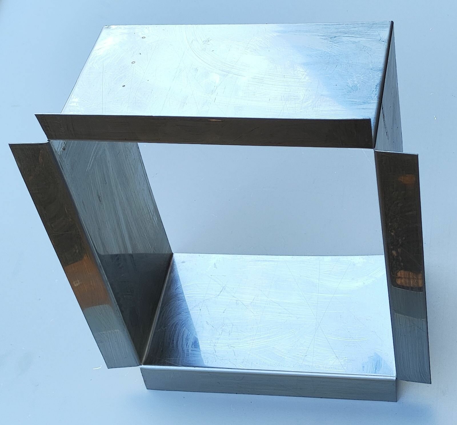 фото Рамка для печной дверки ДТ-3 / ДТ-3С 250x210-125 мм из нержавеющей стали 1мм