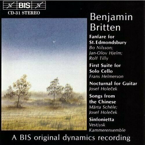 AUDIO CD Britten - Fanfare for St. Edmondsbury. 1 CD britten tribute to benjamin britten