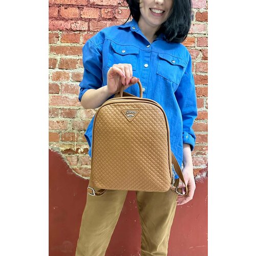 фото Рюкзак женский из экокожи johnny коричневый