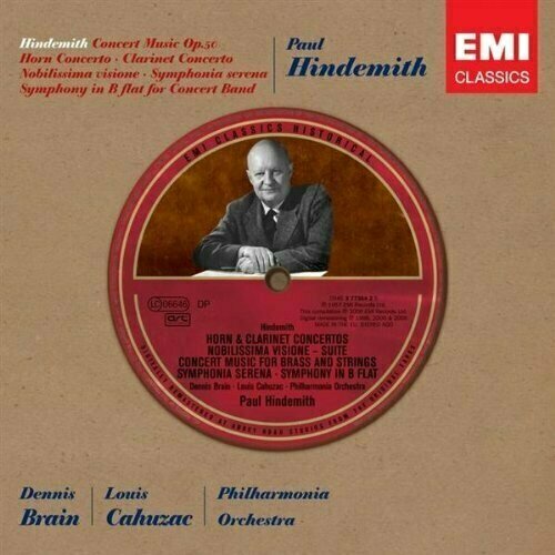 HINDEMITH, P, HINDEMITH CONDUCTS HINDEMITH - Hindemith, Paul copland fanfare appalachian spring rodeo hindemith symphonische metamorphosen