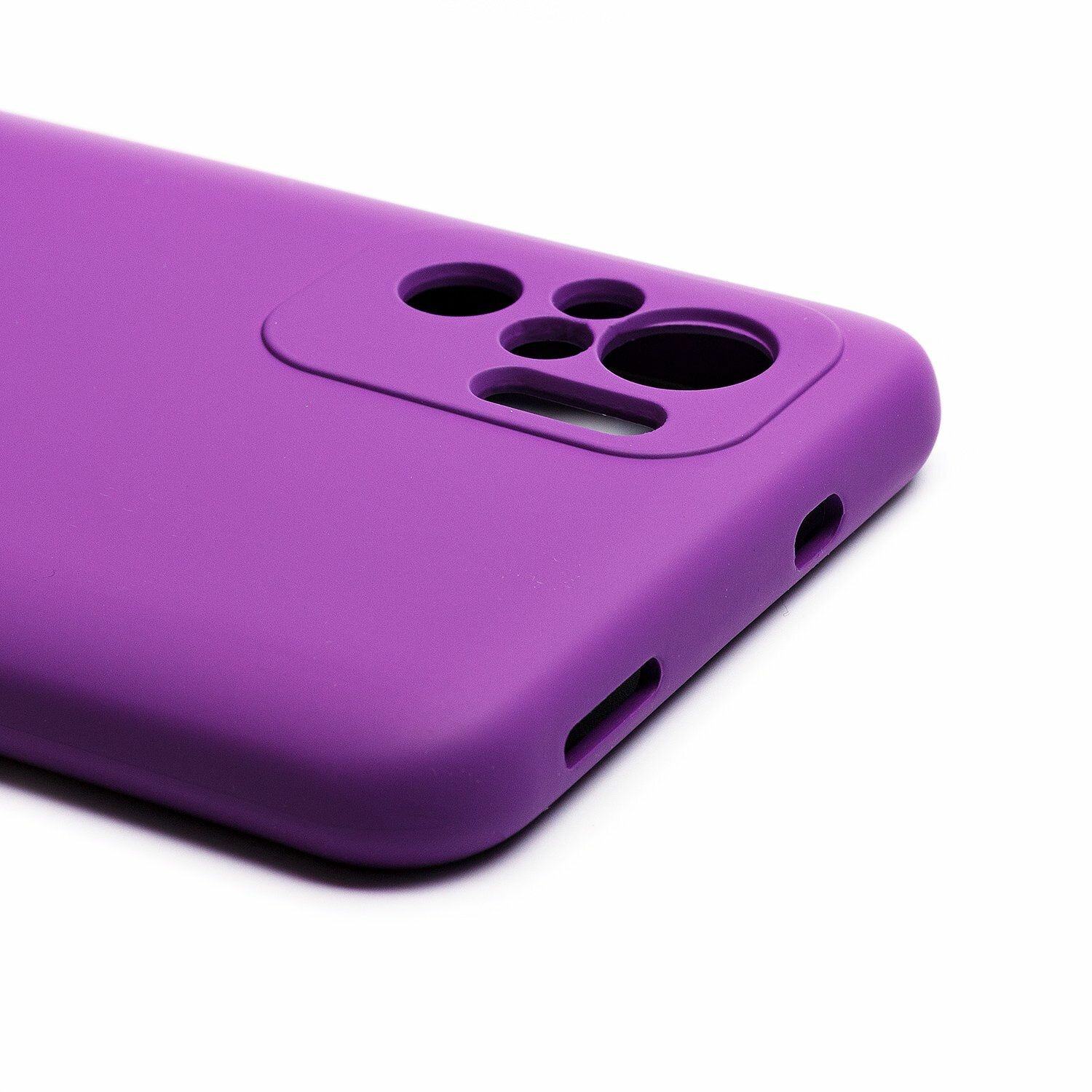 Чехол для Xiaomi Redmi Note 10 (M2101K7AG), 10S (M2101K7BL) силиконовый Soft Touch 4 <фиолетовый> — фото 1