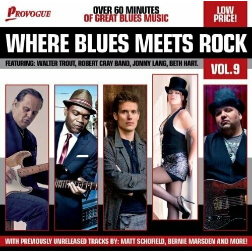 AUDIO CD Where Blues Meets Rock Vol.9 1000% blues vol 6 audio cd