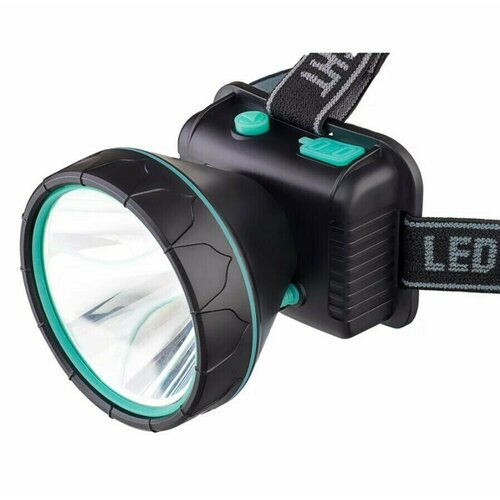 фото Налобный фонарь светодиодный налобный фонарь perfeo "dallas" (150lm, 5w led, встр. аккумулятор, зарядка micro usb, 2 режима)