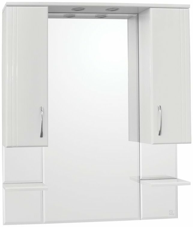 Зеркало Style Line Энигма 90x109.6 ЛС-00000174 с полочкой и подсветкой