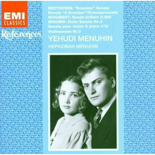 AUDIO CD Works for Violin and Piano - Sir Yehudi Menuhin audio cd paganini n violinkonzert nr 1 campanella menuhin enesco paris so