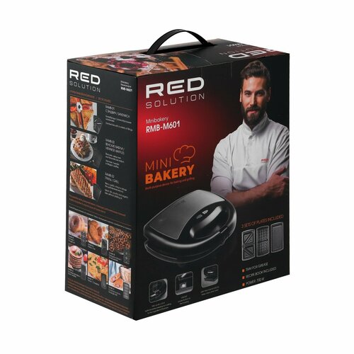 Мультипекарь RMB-M601 700 Вт для приготовления бутербродов вафель гриля 916500₽