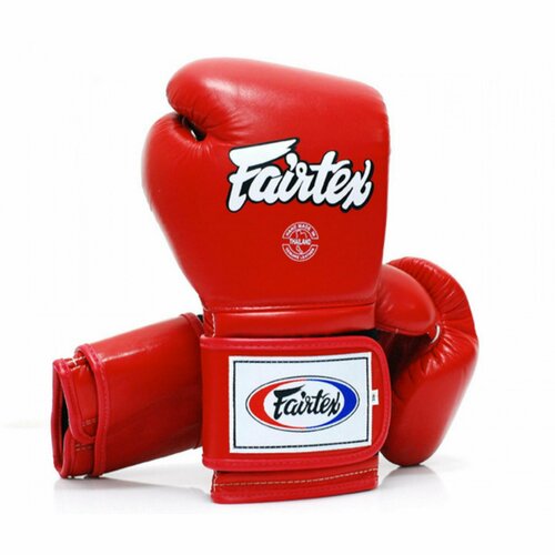 Боксерские перчатки Fairtex BGV9 red (мексиканский стиль) 14 унций