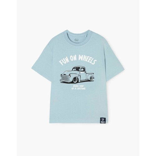 фото Футболка gloria jeans, размер 18-24мес/92, голубой