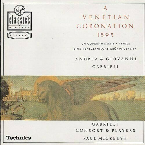 AUDIO CD A Venetian Coronation 1595 ролик подающий под алюминий тсс 37 19 12 0 8 1 0