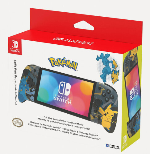 Изображение товара Контроллеры Hori Split Pad Pro (Lucario & Pikachu) для консоли Switch (NSW-414U)