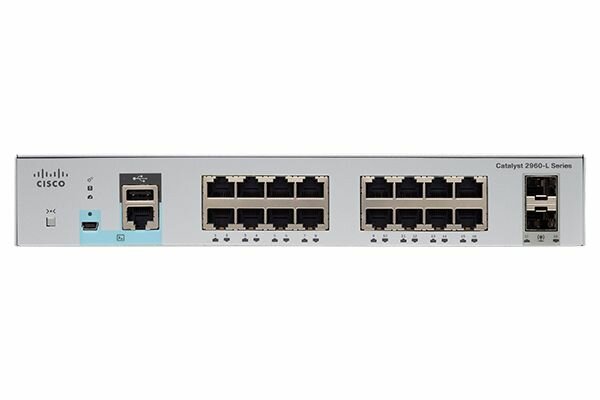 Коммутатор Cisco WS-C2960L-16TS-LL 16хGigE 2x1G SFP LAN Lite